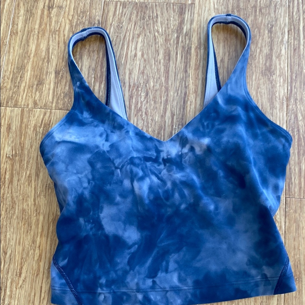 Lululemon Diamond dye align tank size 2 like new